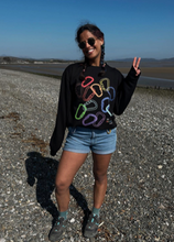 Load image into Gallery viewer, Carabiner Rainbow Lesbian Cosy Sweatshirt