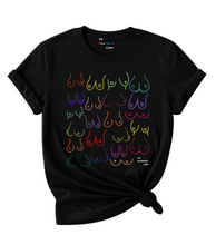 Load image into Gallery viewer, Love Your Boobies Black T-Shirt