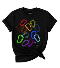 Load image into Gallery viewer, Carabiner Rainbow Lesbian T'Shirt