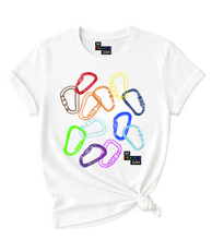 Load image into Gallery viewer, Carabiner Rainbow Lesbian T'Shirt