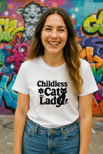 Load image into Gallery viewer, Childless Cat Lady T-Shirt