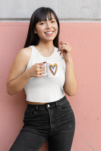 Load image into Gallery viewer, Heart LGBTQ Pride Mug.
