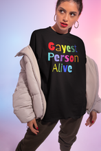 Load image into Gallery viewer, Gayest Person Alive T-Shirt.