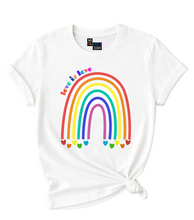 Load image into Gallery viewer, Love is Love Pride Rainbow T-Shirt.