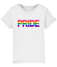 Load image into Gallery viewer, Gay Pride Logo Kids Organic Cotton T-Shirt.