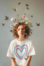 Load image into Gallery viewer, Pride Trans Lives Matter Heart T-Shirt.