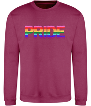 Load image into Gallery viewer, Gay Pride LGBTQ+ Flag Slogan Cosy Sweatshirt