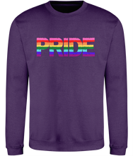 Load image into Gallery viewer, Gay Pride LGBTQ+ Flag Slogan Cosy Sweatshirt