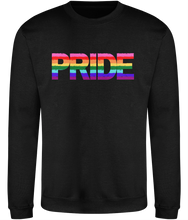 Load image into Gallery viewer, Gay Pride LGBTQ+ Flag Slogan Cosy Sweatshirt