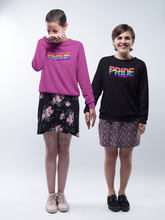 Load image into Gallery viewer, Gay Pride LGBTQ+ Flag Slogan Cosy Sweatshirt