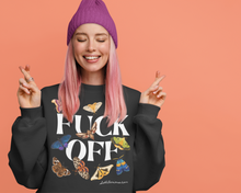 Load image into Gallery viewer, Fuck Off Moth Cosy Sweatshirt
