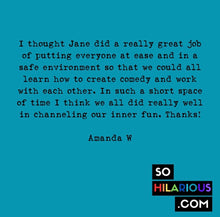 Load image into Gallery viewer, June 2026 - How to Write Your Own One Person Comedy Show 6 Week Online Masterclass for Women &amp; LGBTQIA+ Folk - Back by popular demand!
