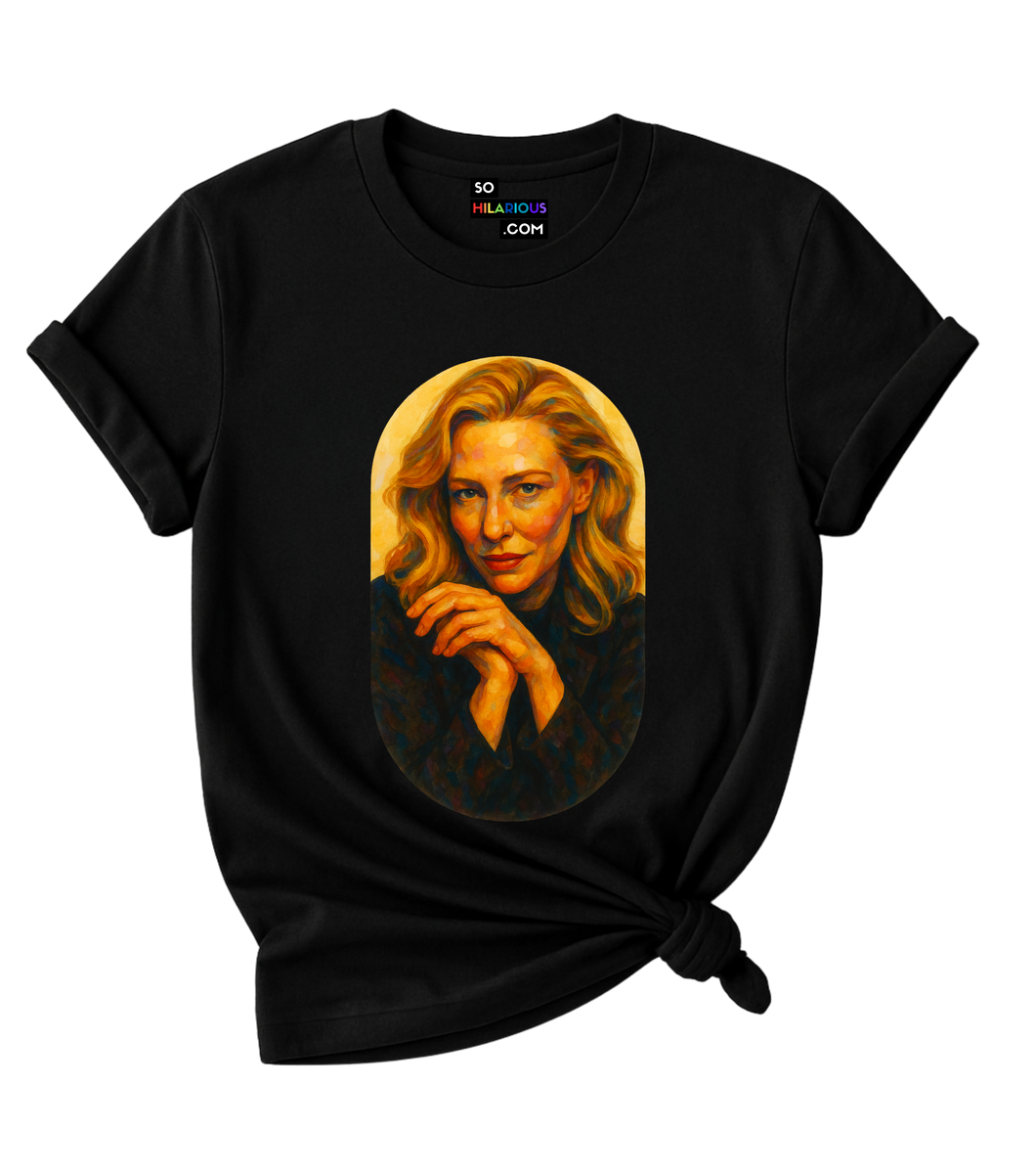 Cate Blanchett Painted Portrait T-Shirt