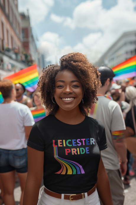 Leicester Gay Pride T-Shirt.