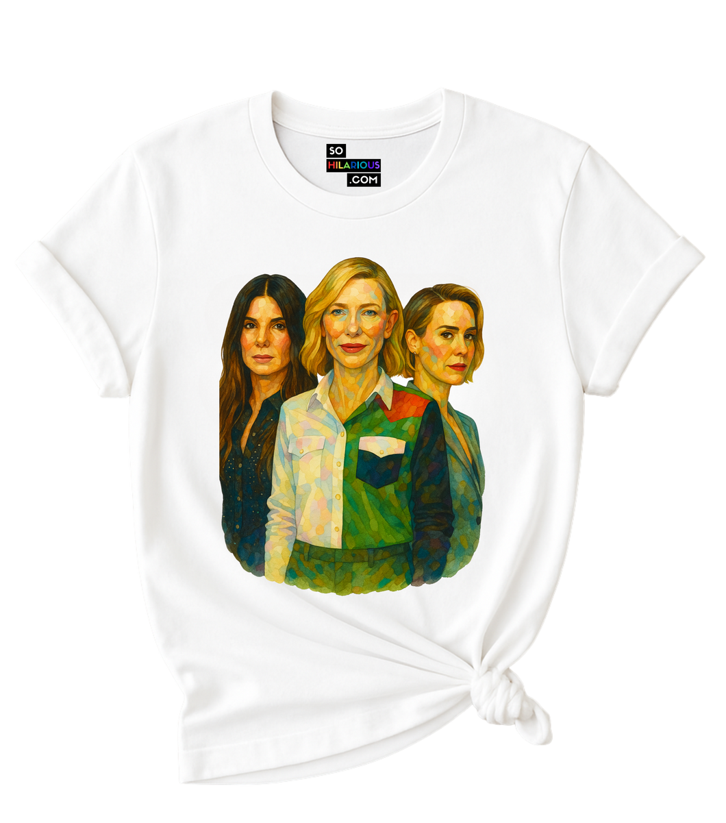 Sandra, Cate & Sarah the Oceans 8 Icons T-Shirt