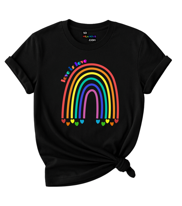 Love is Love Pride Rainbow T-Shirt.