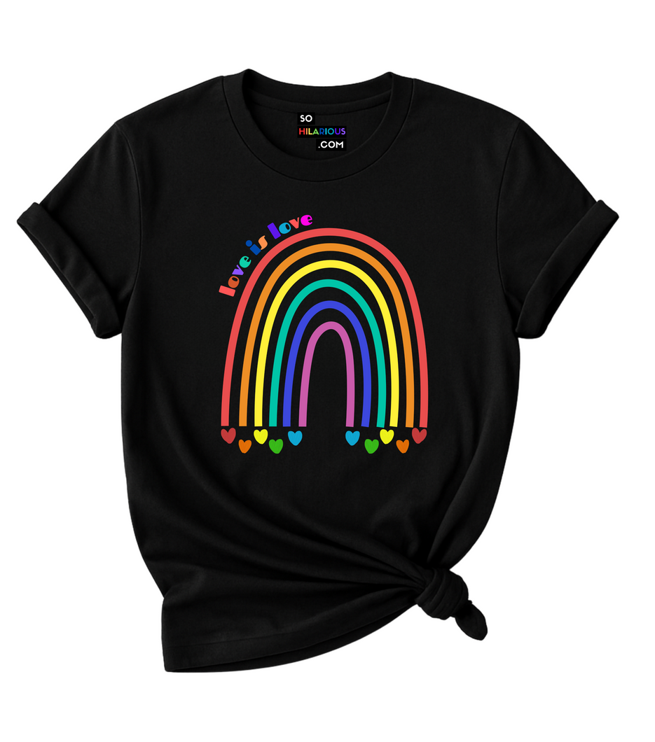 Love is Love Pride Rainbow T-Shirt.